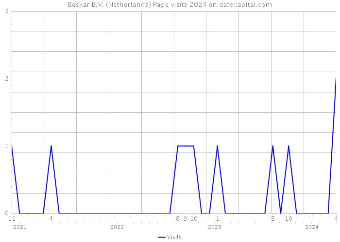 Beskar B.V. (Netherlands) Page visits 2024 