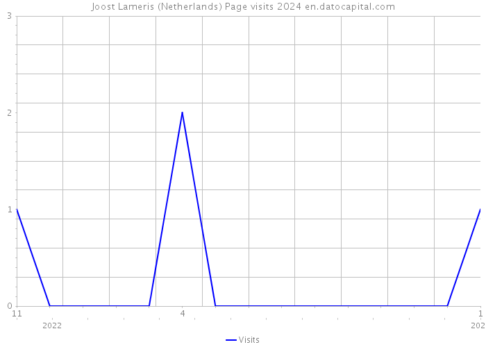 Joost Lameris (Netherlands) Page visits 2024 