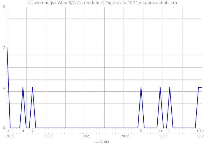 Nieuwenhuijse Wind B.V. (Netherlands) Page visits 2024 