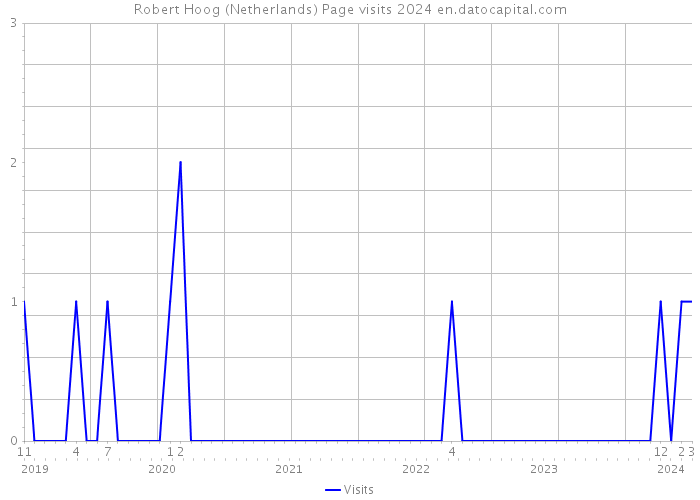 Robert Hoog (Netherlands) Page visits 2024 