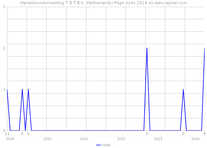 Handelsonderneming T & T B.V. (Netherlands) Page visits 2024 