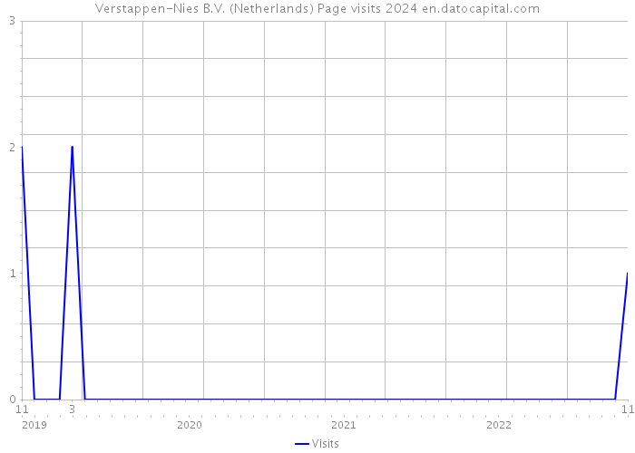 Verstappen-Nies B.V. (Netherlands) Page visits 2024 