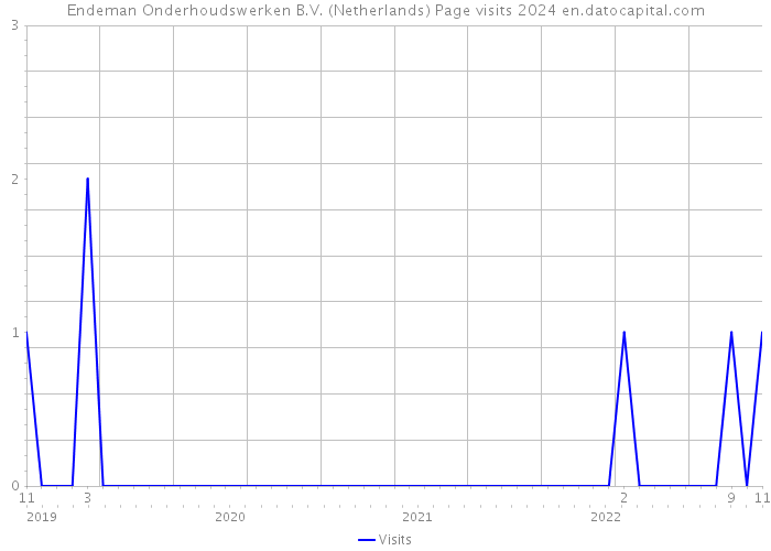Endeman Onderhoudswerken B.V. (Netherlands) Page visits 2024 