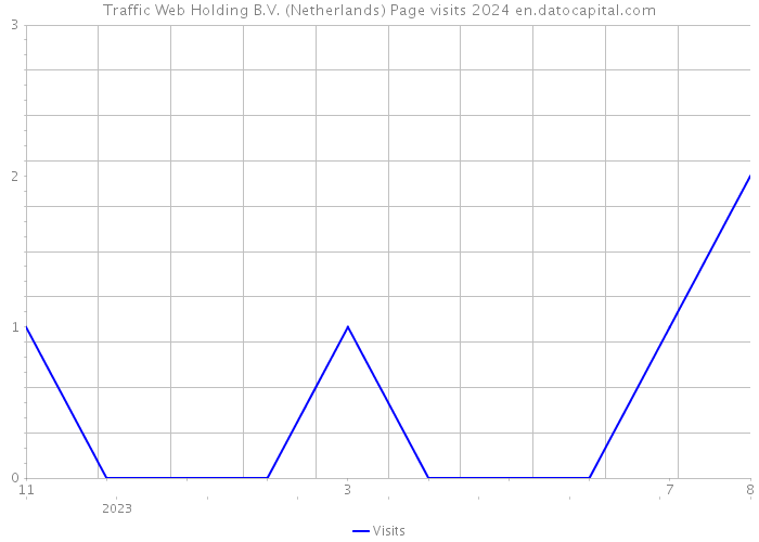 Traffic Web Holding B.V. (Netherlands) Page visits 2024 