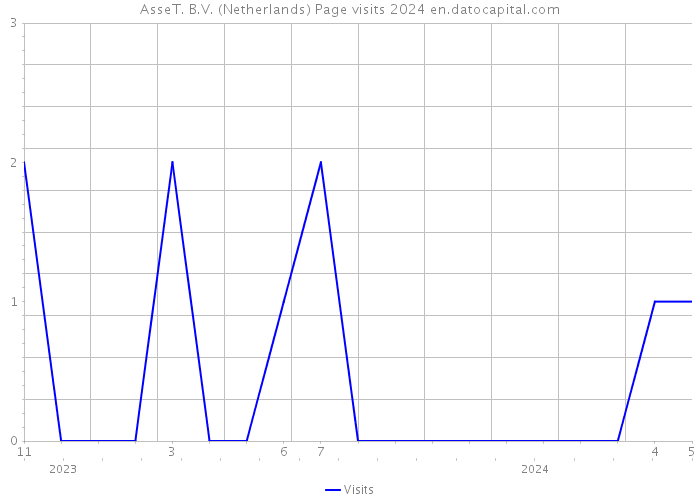 AsseT. B.V. (Netherlands) Page visits 2024 