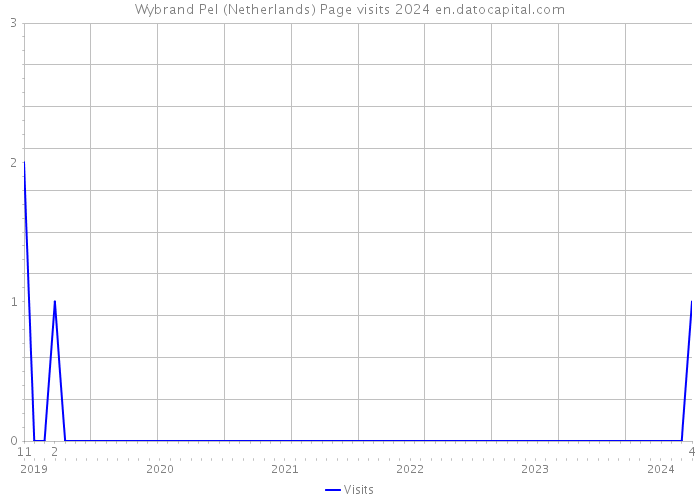 Wybrand Pel (Netherlands) Page visits 2024 