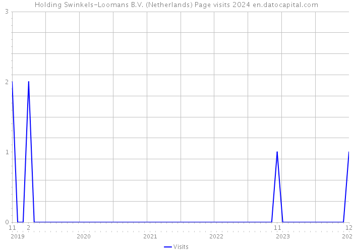 Holding Swinkels-Loomans B.V. (Netherlands) Page visits 2024 