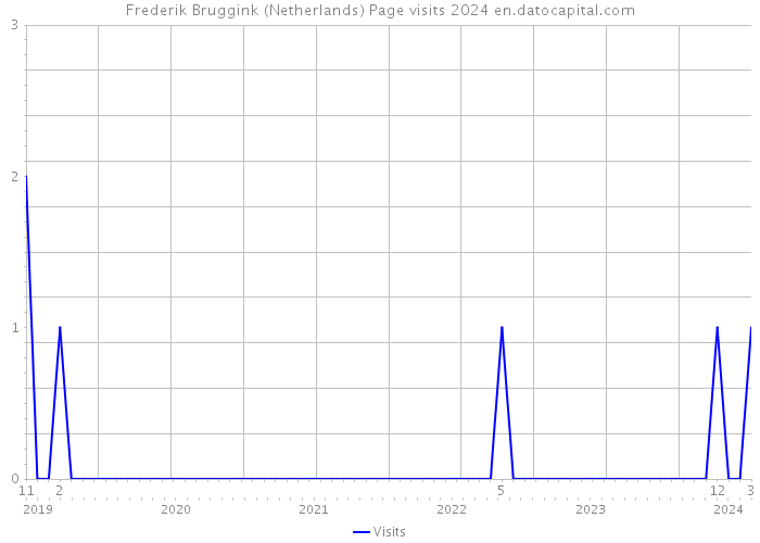 Frederik Bruggink (Netherlands) Page visits 2024 