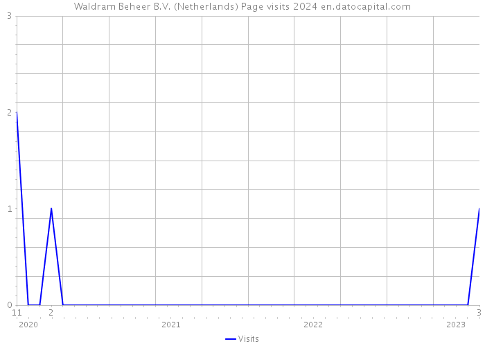 Waldram Beheer B.V. (Netherlands) Page visits 2024 