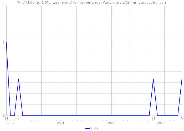 MTO Holding & Management B.V. (Netherlands) Page visits 2024 