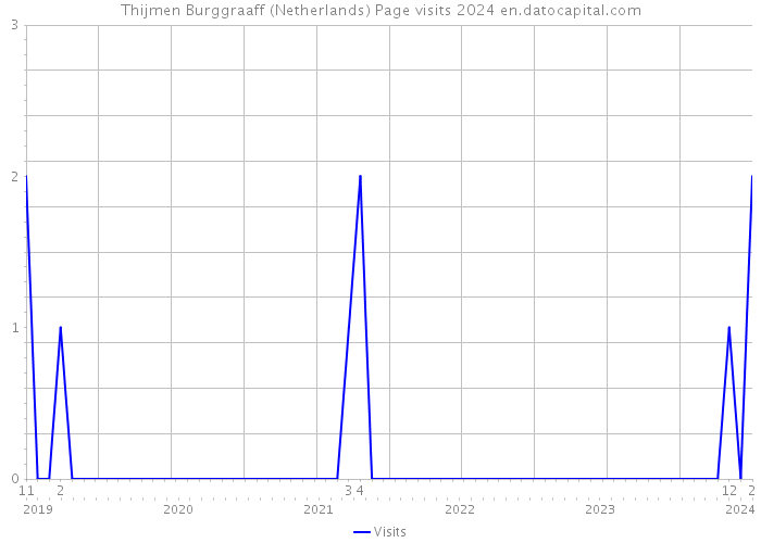 Thijmen Burggraaff (Netherlands) Page visits 2024 