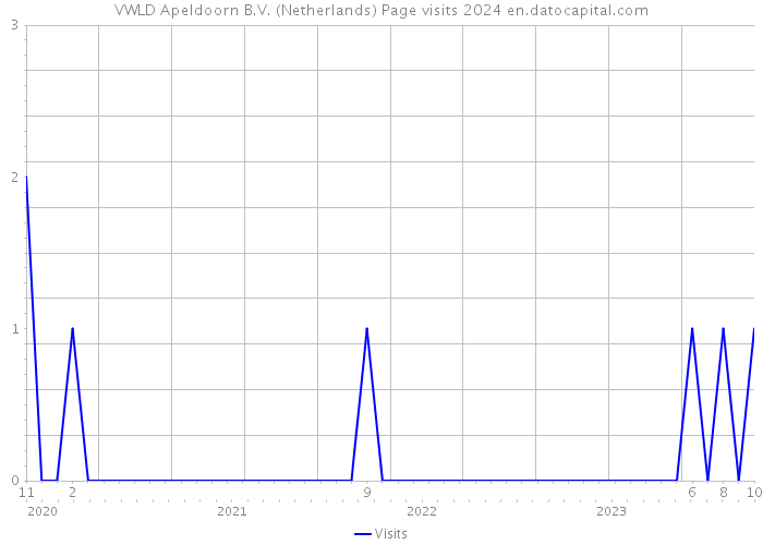 VWLD Apeldoorn B.V. (Netherlands) Page visits 2024 