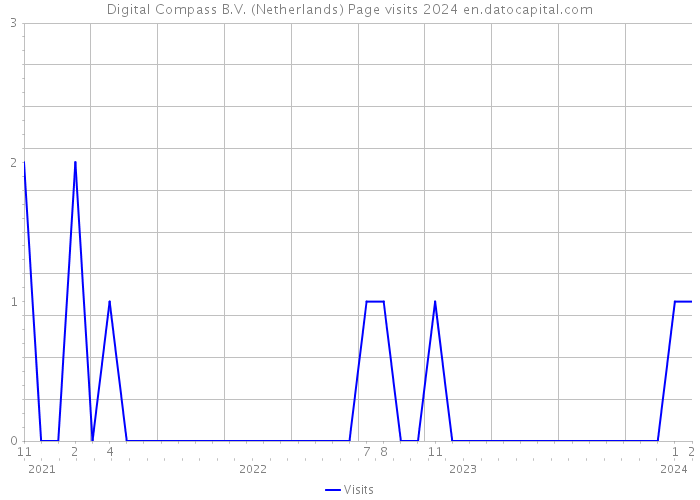Digital Compass B.V. (Netherlands) Page visits 2024 