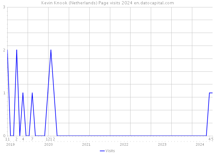 Kevin Knook (Netherlands) Page visits 2024 