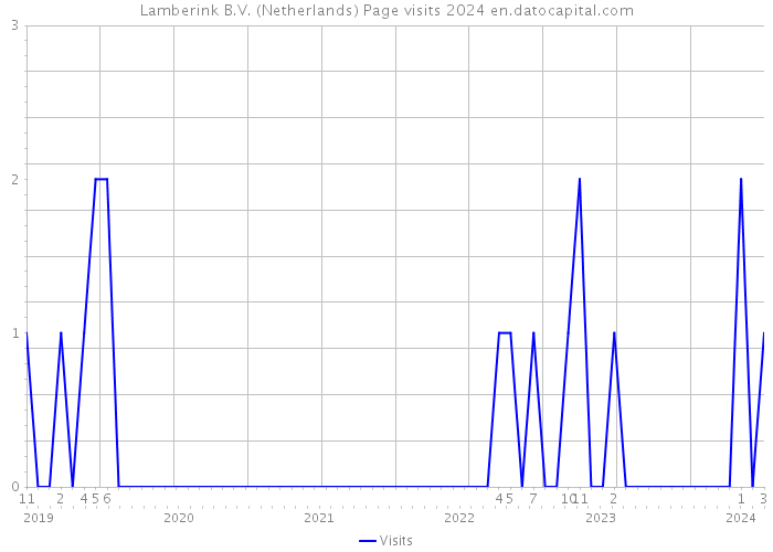 Lamberink B.V. (Netherlands) Page visits 2024 
