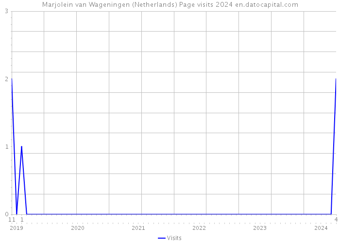 Marjolein van Wageningen (Netherlands) Page visits 2024 