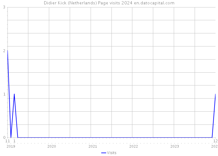 Didier Kick (Netherlands) Page visits 2024 