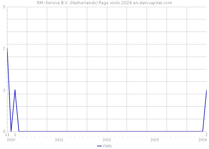 RM-Service B.V. (Netherlands) Page visits 2024 