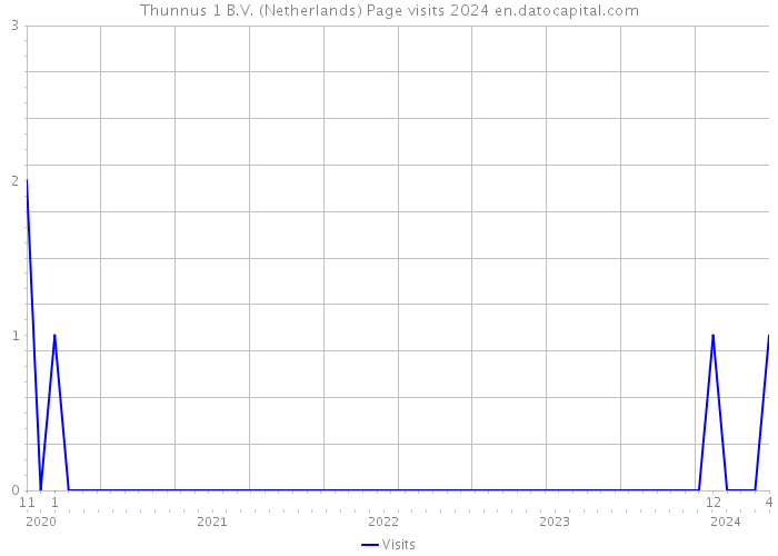 Thunnus 1 B.V. (Netherlands) Page visits 2024 