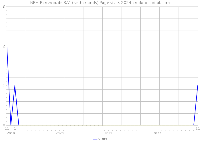 NEM Renswoude B.V. (Netherlands) Page visits 2024 