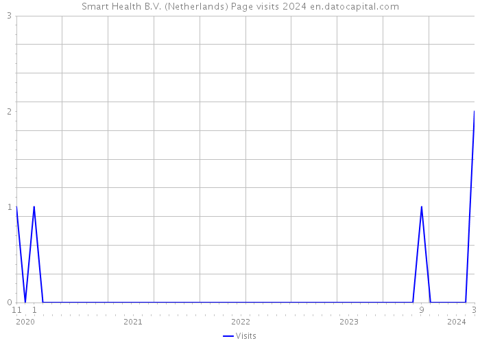 Smart Health B.V. (Netherlands) Page visits 2024 