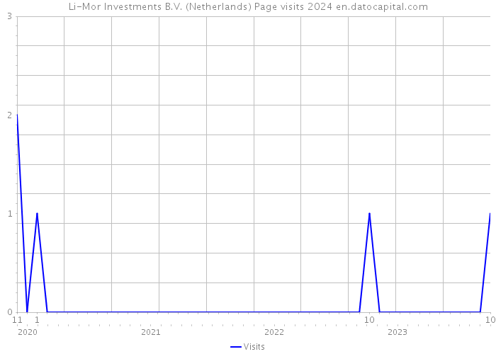 Li-Mor Investments B.V. (Netherlands) Page visits 2024 