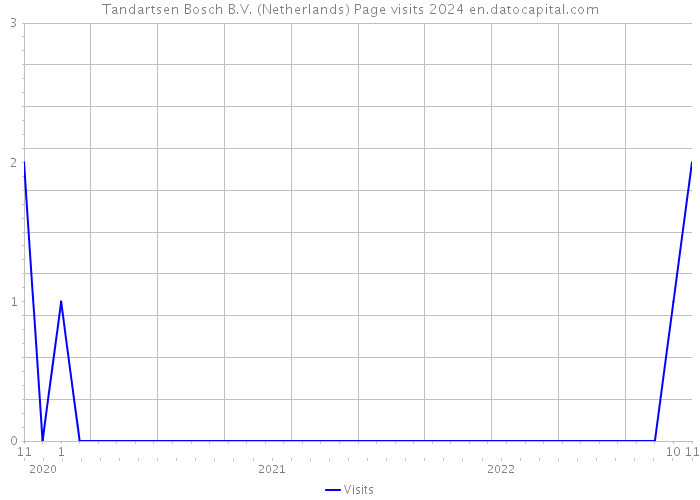 Tandartsen Bosch B.V. (Netherlands) Page visits 2024 