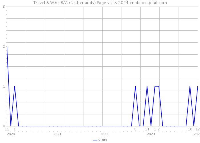 Travel & Wine B.V. (Netherlands) Page visits 2024 