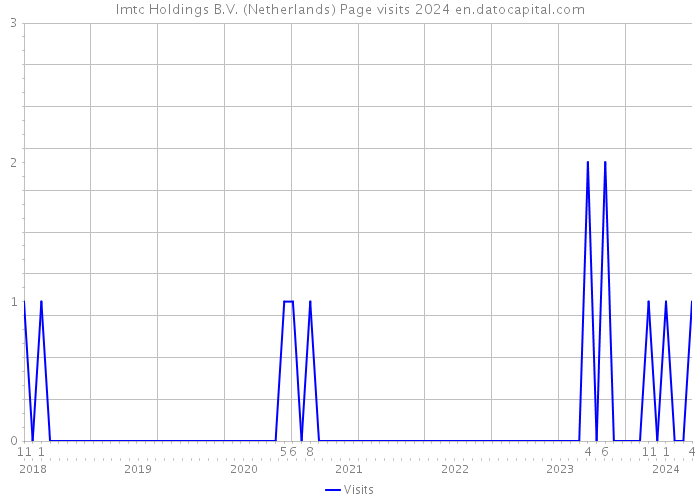 Imtc Holdings B.V. (Netherlands) Page visits 2024 