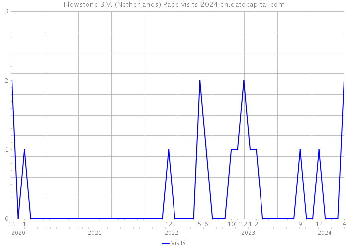 Flowstone B.V. (Netherlands) Page visits 2024 