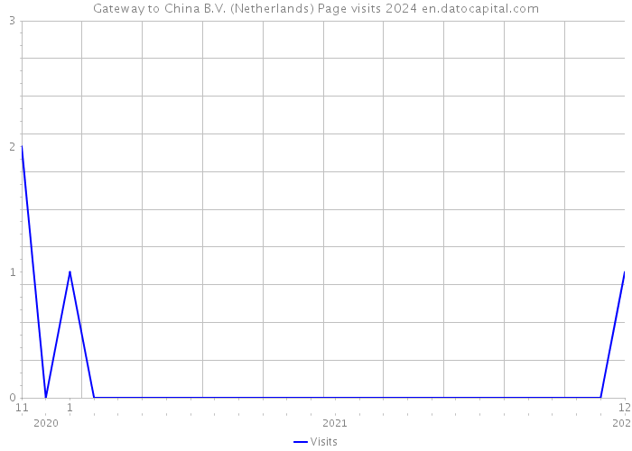 Gateway to China B.V. (Netherlands) Page visits 2024 