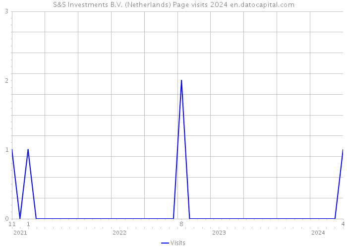S&S Investments B.V. (Netherlands) Page visits 2024 