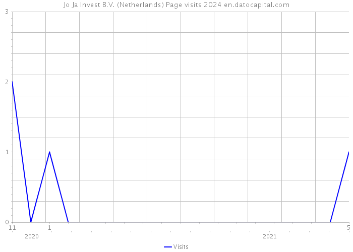 Jo Ja Invest B.V. (Netherlands) Page visits 2024 