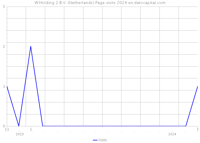 W Holding 2 B.V. (Netherlands) Page visits 2024 