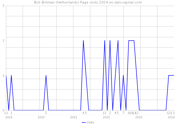 Bob Brilman (Netherlands) Page visits 2024 
