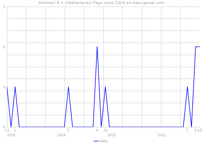 Slimmer! B.V. (Netherlands) Page visits 2024 
