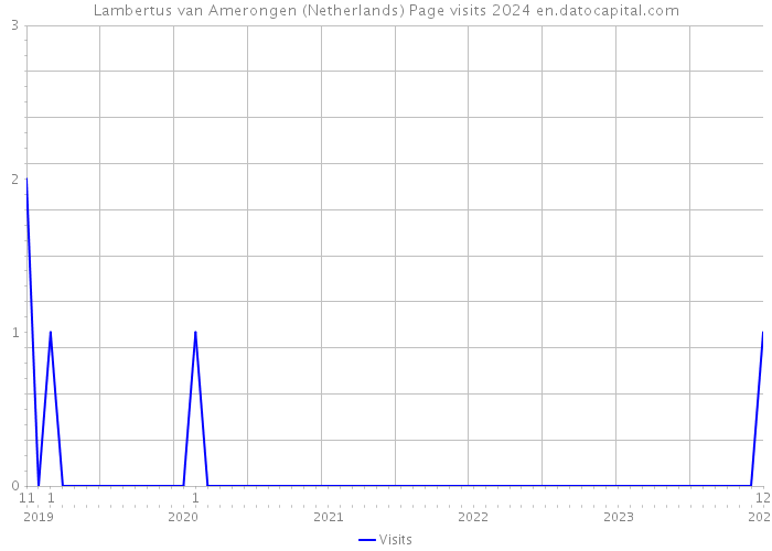Lambertus van Amerongen (Netherlands) Page visits 2024 