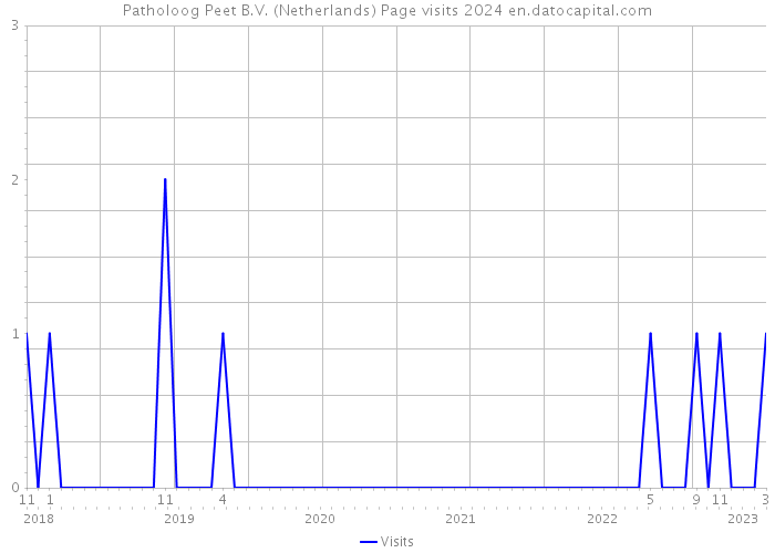 Patholoog Peet B.V. (Netherlands) Page visits 2024 