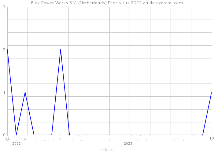 Flex Power Works B.V. (Netherlands) Page visits 2024 