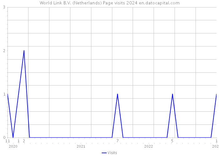 World Link B.V. (Netherlands) Page visits 2024 