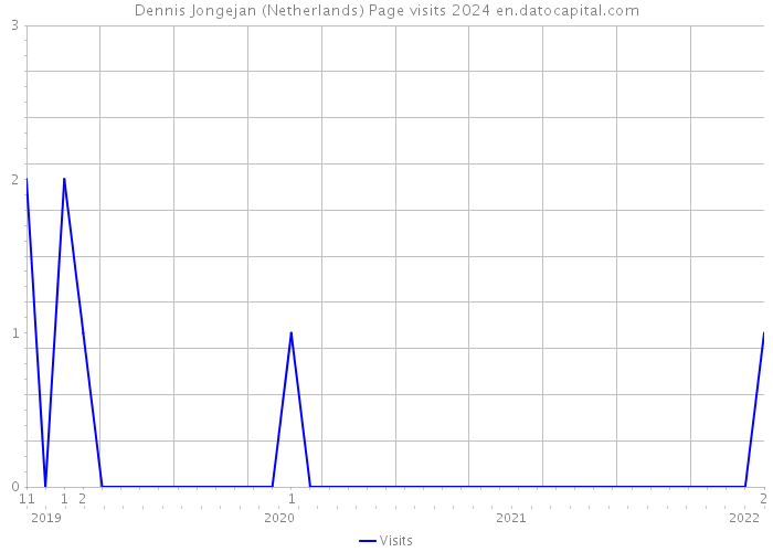 Dennis Jongejan (Netherlands) Page visits 2024 