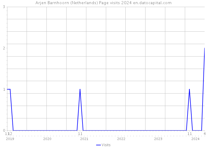 Arjen Barnhoorn (Netherlands) Page visits 2024 