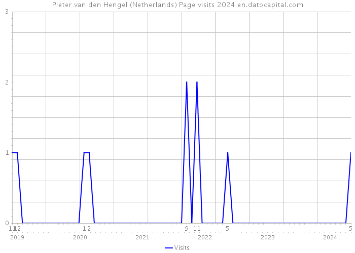 Pieter van den Hengel (Netherlands) Page visits 2024 