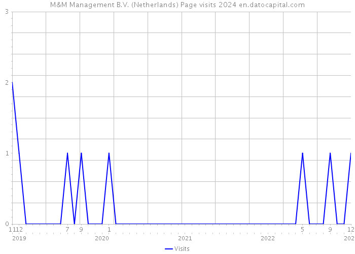 M&M Management B.V. (Netherlands) Page visits 2024 