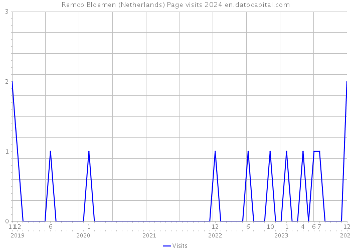 Remco Bloemen (Netherlands) Page visits 2024 