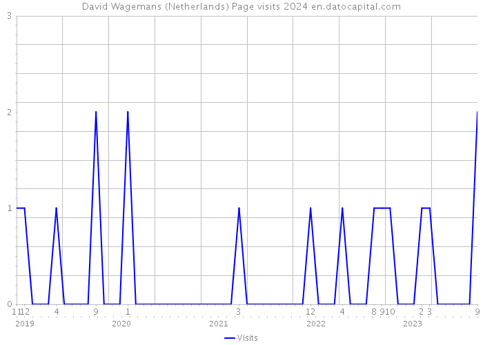 David Wagemans (Netherlands) Page visits 2024 