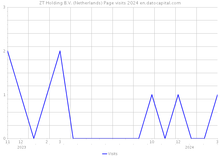 ZT Holding B.V. (Netherlands) Page visits 2024 