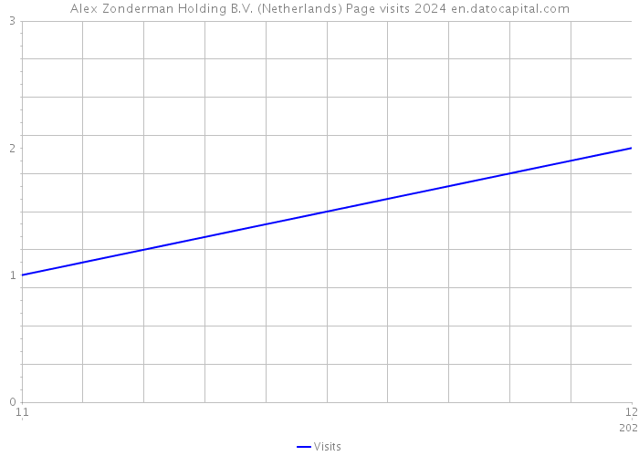 Alex Zonderman Holding B.V. (Netherlands) Page visits 2024 