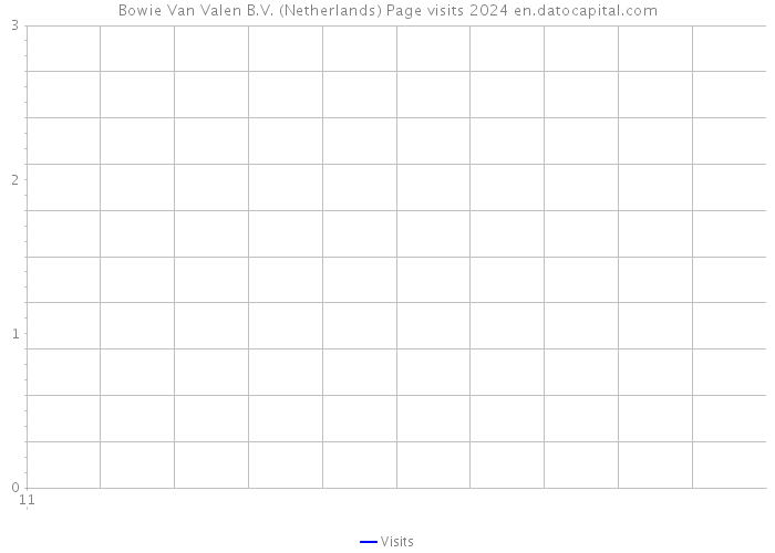 Bowie Van Valen B.V. (Netherlands) Page visits 2024 