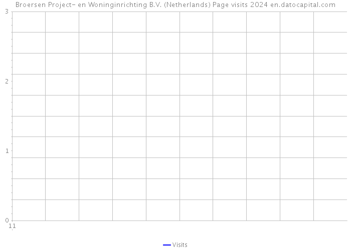 Broersen Project- en Woninginrichting B.V. (Netherlands) Page visits 2024 
